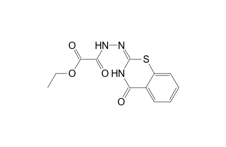 2-keto-2-[N'-(4-keto-1,3-benzothiazin-2-yl)hydrazino]acetic acid ethyl ester