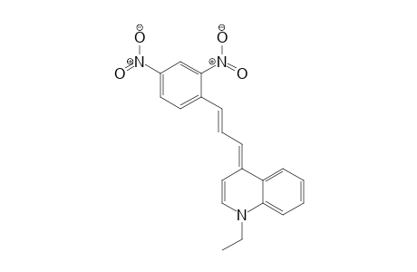 Quinoline, 4-[3-(2,4-dinitrophenyl)-2-propen-1-ylidene]-1-ethyl-1,4-dihydro-
