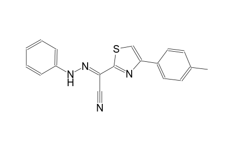 2-thiazoleacetonitrile, 4-(4-methylphenyl)-alpha-(phenylhydrazono)-