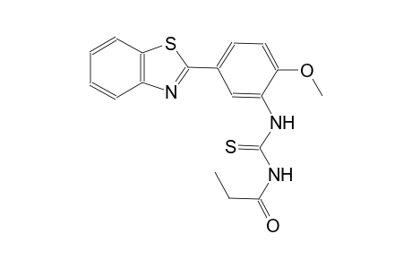 N-[5-(1,3-benzothiazol-2-yl)-2-methoxyphenyl]-N'-propionylthiourea