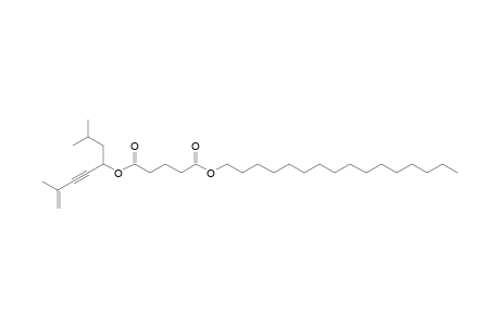 Glutaric acid, 2,7-dimethyloct-5-yn-7-en-4-yl hexadecyl ester