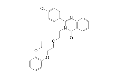 2-(4-chlorophenyl)-3-{2-[2-(2-ethoxyphenoxy)ethoxy]ethyl}-4(3H)-quinazolinone