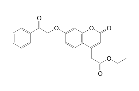 4-[(Ethoxycarbonyl)methyl]-7-[benzoylmethoxy]-coumarin