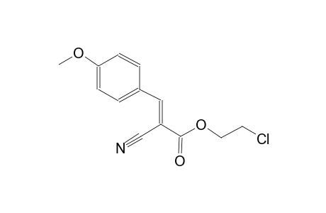 2-chloroethyl (2E)-2-cyano-3-(4-methoxyphenyl)-2-propenoate