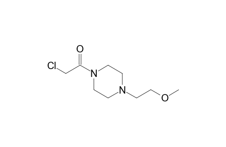 2-Chloranyl-1-[4-(2-methoxyethyl)piperazin-1-yl]ethanone