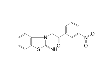 2-(2-Imino-1,3-benzothiazol-3(2H)-yl)-1-(3-nitrophenyl)ethanone