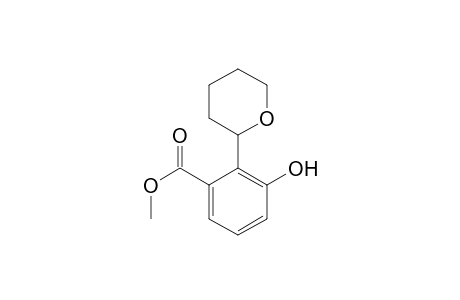 Benzoic acid, 3-hydroxy-2-(tetrahydro-2H-pyran-2-yl)-, methyl ester