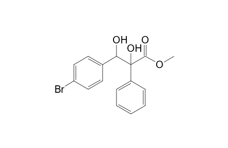3-(4-bromophenyl)-2,3-dihydroxy-2-phenyl-propionic acid methyl ester