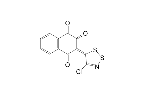 3-(4-Chloro-5H-1,2,3-dithiazol-5-ylidene)-2,3-dihydro-2-oxo-1,4-naphthoquinone