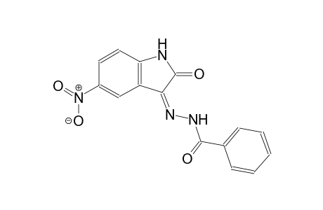 benzoic acid, 2-[(3Z)-1,2-dihydro-5-nitro-2-oxo-3H-indol-3-ylidene]hydrazide