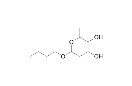 2-(Butoxy)-4,5-dihydroxy-6-methyl-tetrahydropyran