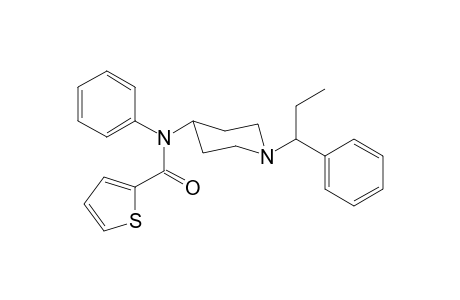 N-Phenyl-N-[1-(1-phenylpropyl)piperidin-4-yl]thiophene-2-carboxamide