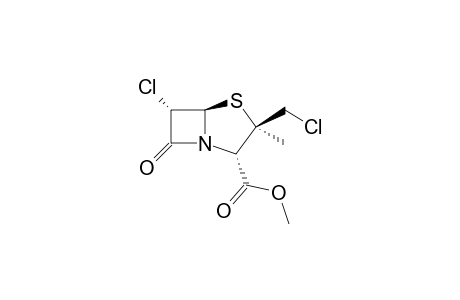 Methyl 6-.alpha.-Chloro-2.beta.-(chloromethyl)-2.alpha.-methylpenam-3.alpha.-carboxylate
