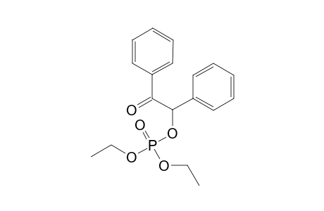 Diethyl (2-oxidanylidene-1,2-diphenyl-ethyl) phosphate