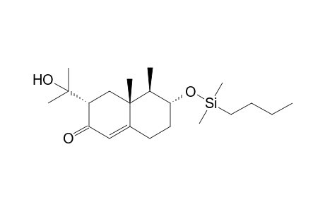 (3S,4aR,5R,6R)-6-(Butyl-dimethyl-silanyloxy)-3-(1-hydroxy-1-methyl-ethyl)-4a,5-dimethyl-4,4a,5,6,7,8-hexahydro-3H-naphthalen-2-one