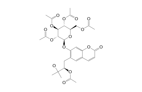 (R)-PEUCEDANOL-7-O-BETA-D-GLUCOPYRANOSIDE-PENTAACETATE