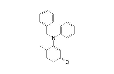 3-(N-BENZYLANILINO)-4-METHYLCYCLOHEX-2-ENONE