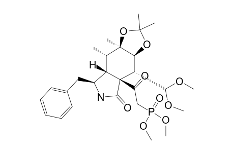 15;DIMETHYL-[2-[(1RS,3ASR,4SR,5RS,6SR,7RS,7ASR)-4-(DIMETHOXYMETHYL)-6,7-DIMETHYL-5,6-[(1-METHYLETHYLIDENE)-DIOXY]-OCTAHYDRO-3-OXO-1-(PHENYLMETHYL)-3AH-ISOINDOL