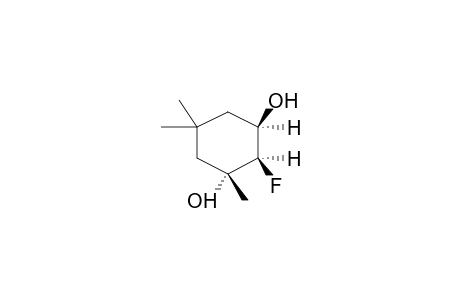 1,5,5-TRIMETHYL-2-FLUOROCYCLOHEXANEDIOL-1,3