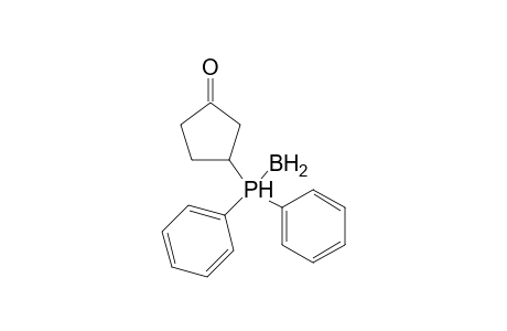 P-[(3'-Oxocyclopent-1'-yl)-diphenyl]-phosphinyl-borane