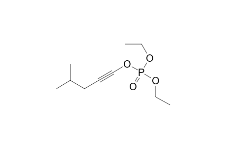 Phosphoric acid, 3,3-dimethyl-1-butynyl diethyl ester