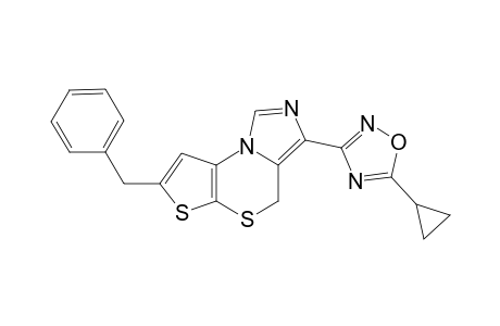 3-(7'-Benzyl-4H-imidazo[1,5-d]thieno[2,3-b]]-(1,4)-thiazin-3'-yl)-5-cyclopropyl-1,2,4-oxadiazole