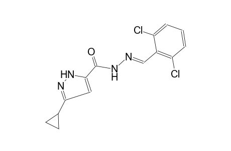 1H-pyrazole-5-carboxylic acid, 3-cyclopropyl-, 2-[(E)-(2,6-dichlorophenyl)methylidene]hydrazide