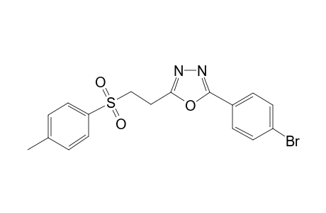 2-(4-Bromo-phenyl)-5-[2-(toluene-4-sulfonyl)-ethyl]-[1,3,4]oxadiazole