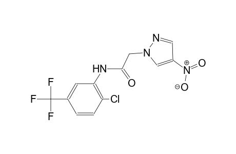 N-[2-chloro-5-(trifluoromethyl)phenyl]-2-(4-nitro-1H-pyrazol-1-yl)acetamide