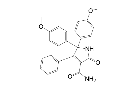 1H-Pyrrole-3-carboxamide, 2,5-dihydro-5,5-bis(4-methoxyphenyl)-2-oxo-4-phenyl-