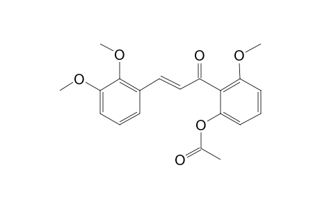 2'-(Acetyl)oxy-2,3,6'-trimethoxychalcone