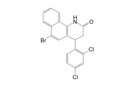 benzo[h]quinolin-2(1H)-one, 6-bromo-4-(2,4-dichlorophenyl)-3,4-dihydro-