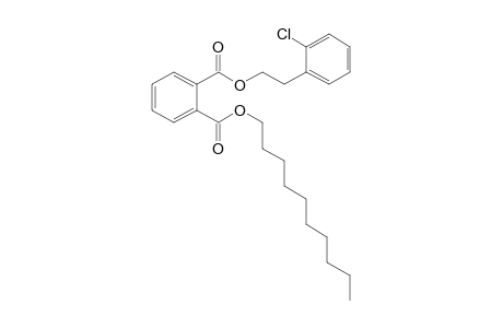 Phthalic acid, 2-(2-chlorophenyl)ethyl decyl ester