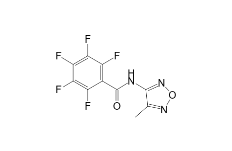 3-Pentafluorobenzoylamino-4-methylfurazan