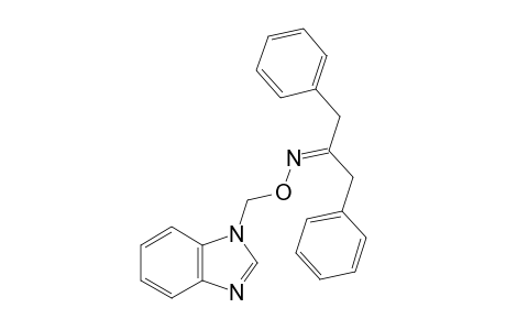 1,3-Diphenylpropan-2-one O-(1H-Benzo[d]imidazol-1-yl) methyl Oxime