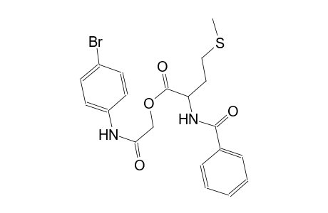 homocysteine, N-benzoyl-S-methyl-, 2-[(4-bromophenyl)amino]-2-oxoethyl ester