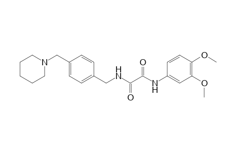 Ethanediamide, N(1)-(3,4-dimethoxyphenyl)-N(2)-[[4-(1-piperidinylmethyl)phenyl]methyl]-