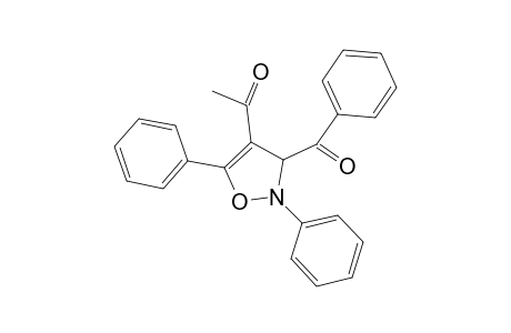 Ethanone, 1-(3-benzoyl-2,3-dihydro-2,5-diphenyl-4-isoxazolyl)-