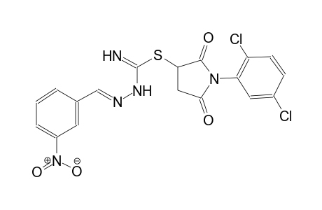 pyrrolidine, 1-(2,5-dichlorophenyl)-3-[[imino[(2E)-2-[(3-nitrophenyl)methylene]hydrazino]methyl]thio]-2,5-dioxo-