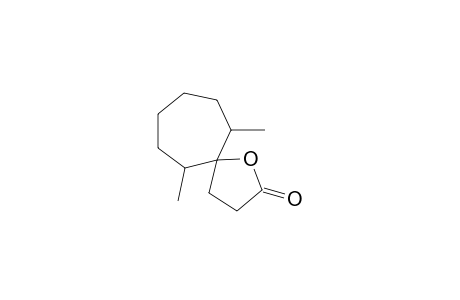 1-Oxaspiro[4.6]undecan-2-one, 6,11-dimethyl-, (5.alpha.,6.alpha.,11.beta.)-(.+-.)-