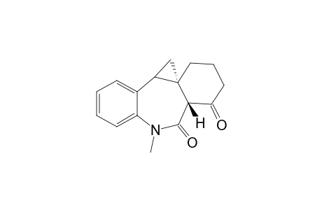 trans-8,9,10,11,11a,11b-Hexahydro-5-methylcyclohexa[3,4]cyclopropa[1,2-d][1]benzazepine-6,7-dione