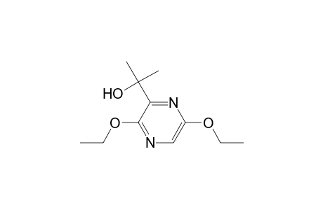 Pyrazinemethanol, 3,6-diethoxy-.alpha.,.alpha.-dimethyl-