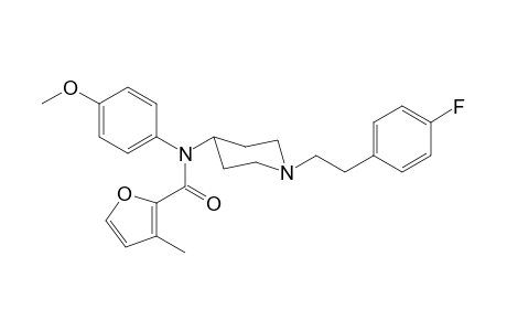 N-(1-[2-(4-Fluorophenyl)ethyl]piperidin-4-yl)-N-(4-methoxyphenyl)-3-methylfuran-2-carboxamide