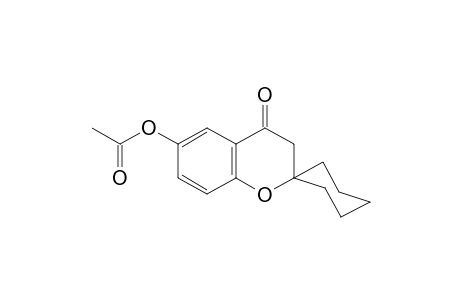 6-hydroxyspiro[chroman-2,1'-cyclohexan]-4-one, acetate