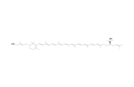 (all-E,2R,2'R)-2-(4-Hydroxy-3-methylbut-2-enyl)-2'-(3-methylbut-2-enyl)-1',2'-dihydro-beta,psi-caroten-1'-ol