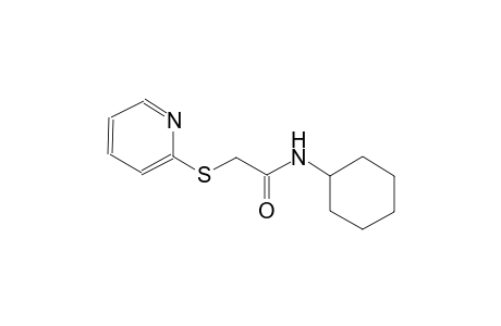 N-cyclohexyl-2-(2-pyridinylsulfanyl)acetamide