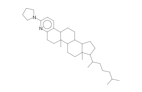 Cholest-3-eno-[3,4-b]pyridine, 6'-pyrrolidin-1-yl-