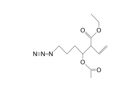 7-Azido-4-acetoxy-3-carbethoxy-hept-1-ene diastereomer 1
