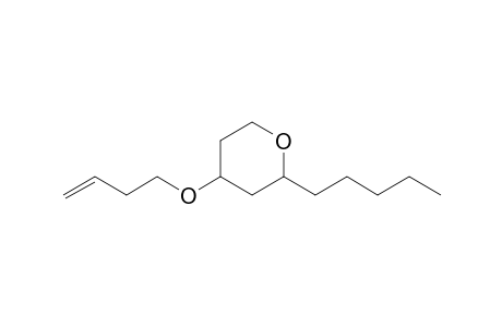 2-n-Pentyl-4-(3-butenoxy)tetrahydropyran
