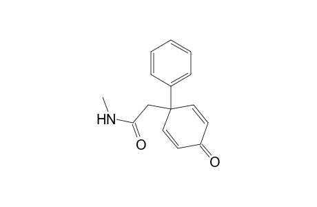2-(4-keto-1-phenyl-cyclohexa-2,5-dien-1-yl)-N-methyl-acetamide